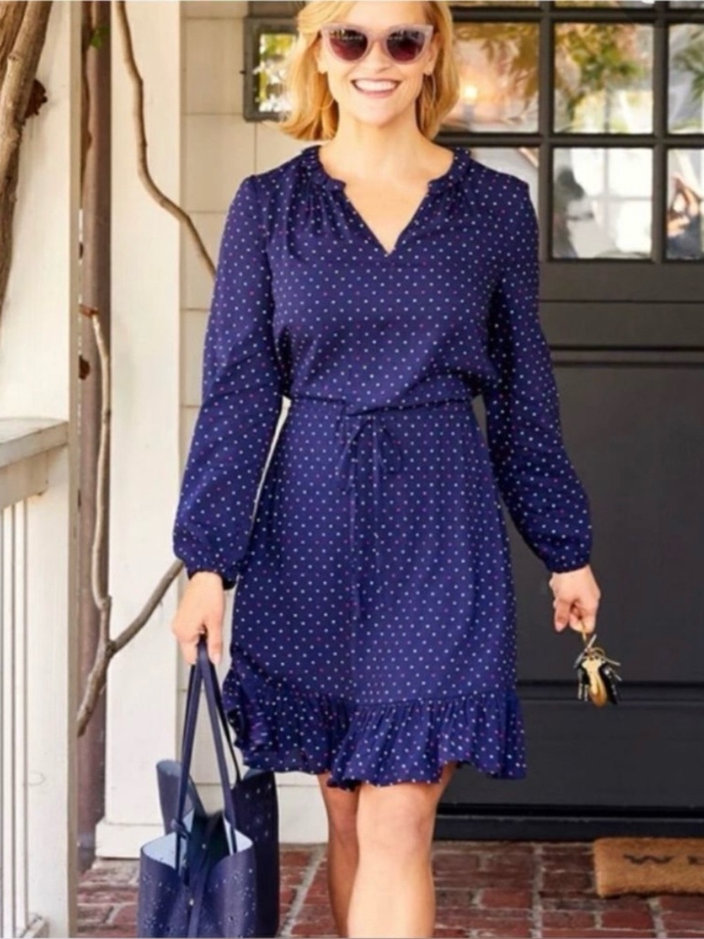 Draper James Popover Peasant Dress